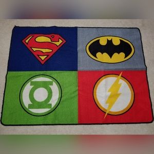 🦸🏾‍♂️🦸‍♀️ Authentic Justice League Floor Rug  -Gently Utilized For Room Decor